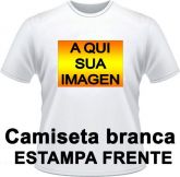 Camiseta Branca Estampa Frente