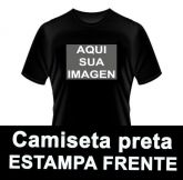 Camiseta preta (Estampa Frente Imagem)